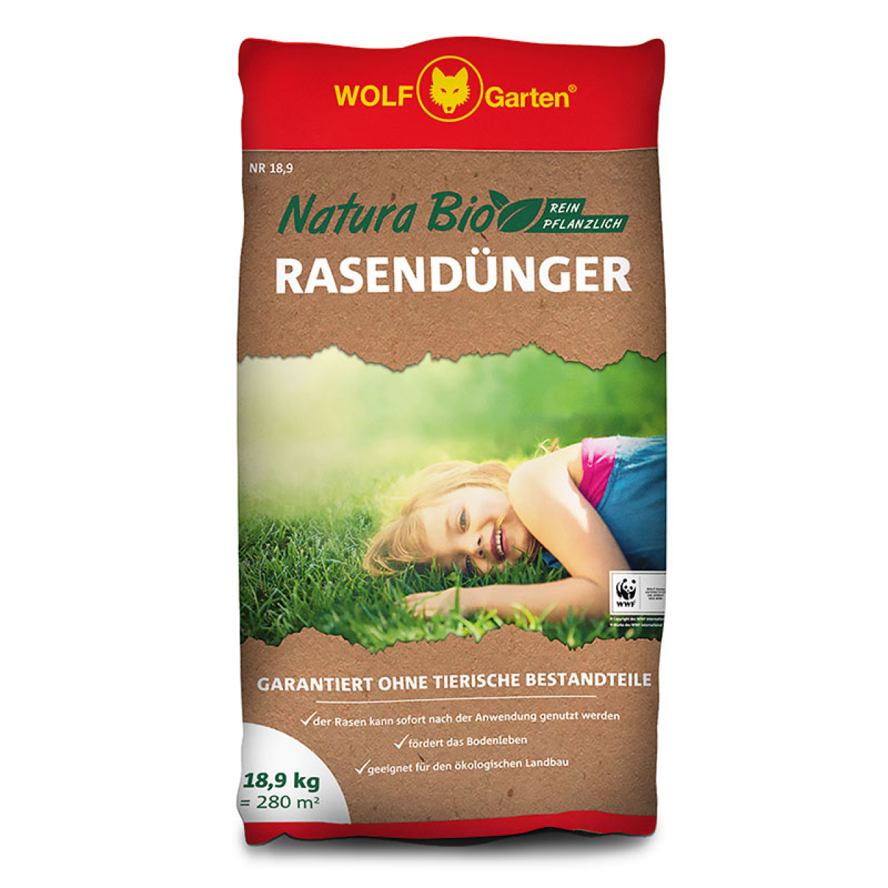 Natura Bio Nr 18,9 Rasendünger